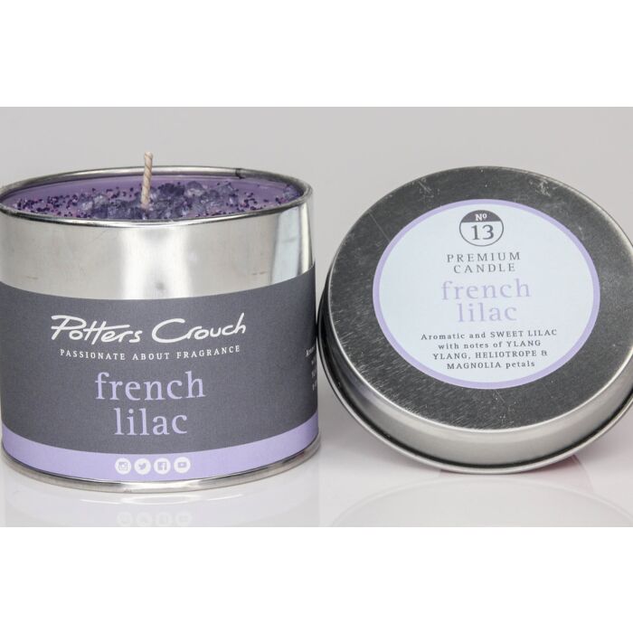 Potters Crouch - Candle Tin - French Lilac-1